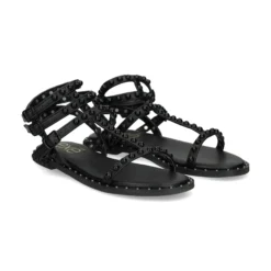 EXE Sandalias planas de Mujer VF239D-78 NEGRO