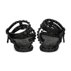 EXE Sandalias planas de Mujer VF239D-78 NEGRO