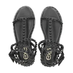 EXE Sandalias planas de Mujer VF239D-78 NEGRO