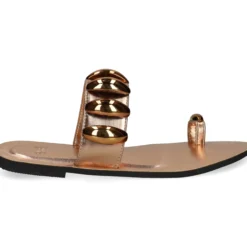 EXE Sandalias planas de Mujer NS-601 BRONCE
