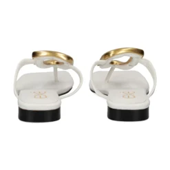 EXE Sandalias planas de Mujer STORM-268 BLANCO