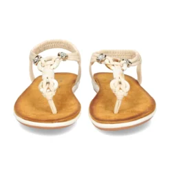 EXE Sandalias planas de Mujer F8043-0Y16 OFF WHITE