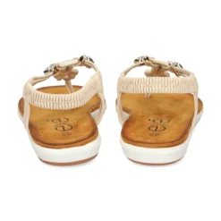 EXE Sandalias planas de Mujer F8043-0Y16 OFF WHITE
