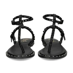 EXE Sandalias planas de Mujer VF239-82 NEGRO