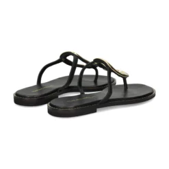 EXE Sandalias planas de Mujer 517 CHIOS NEGRO