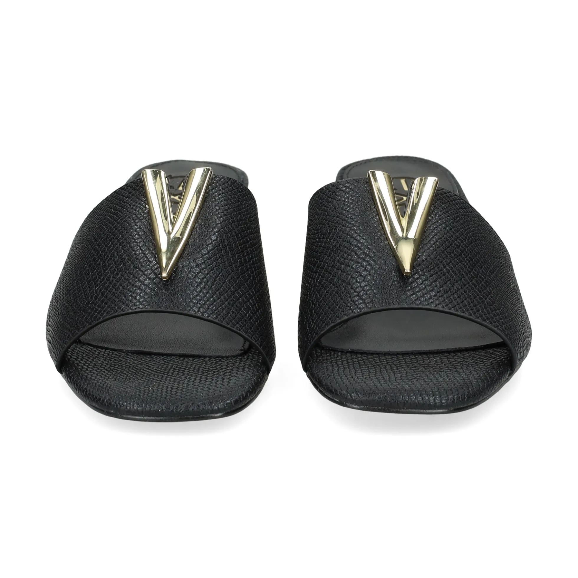 EXE Sandalias planas de Mujer KATY-811 NEGRO
