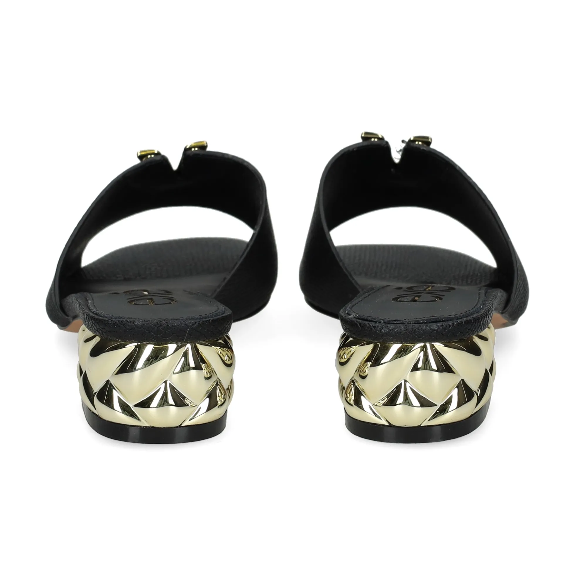 EXE Sandalias planas de Mujer KATY-811 NEGRO