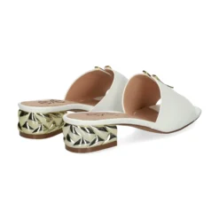 EXE Sandalias planas de Mujer KATY-811 BLANCO
