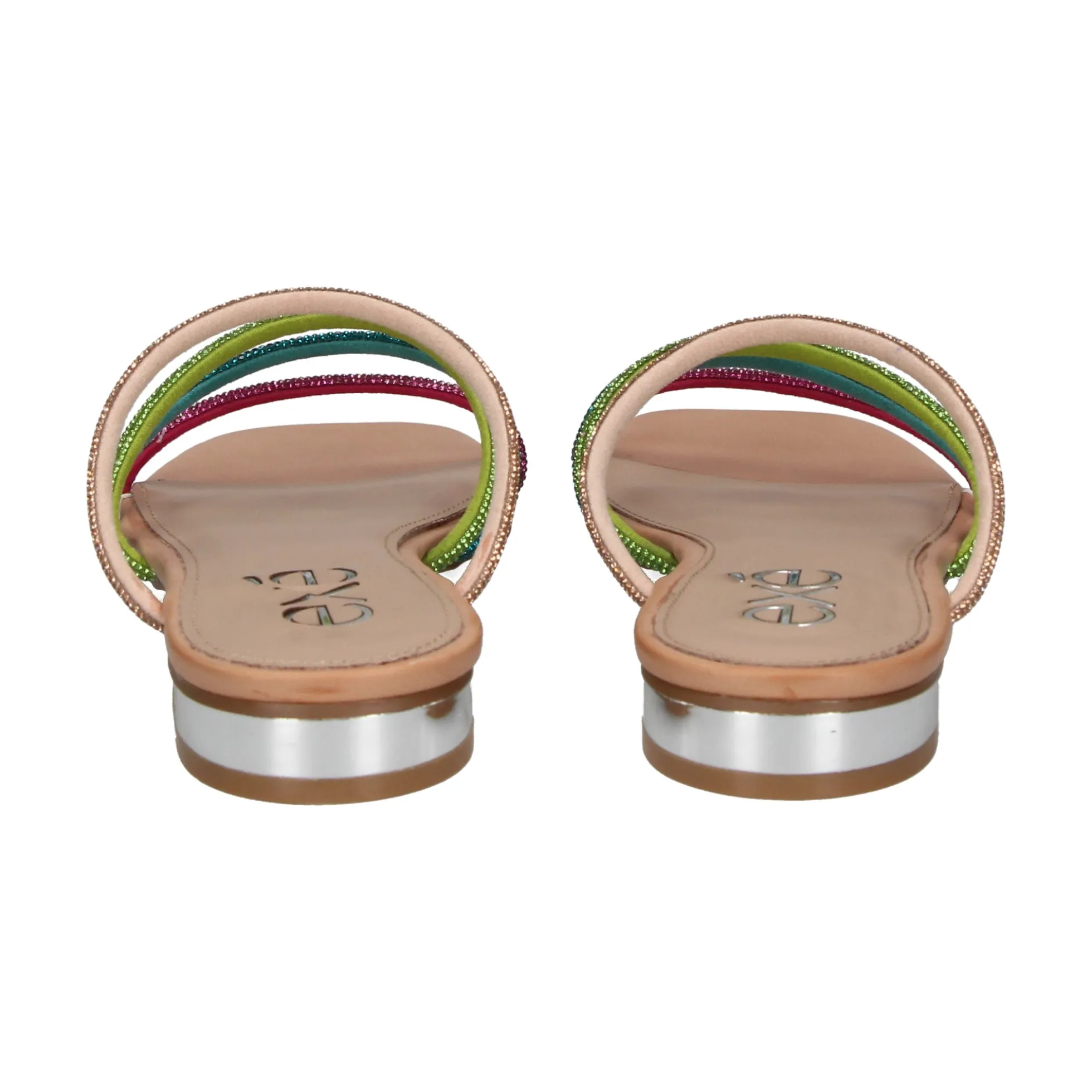 EXE Sandalias planas de Mujer AMELIA-669 MULTICOLOR