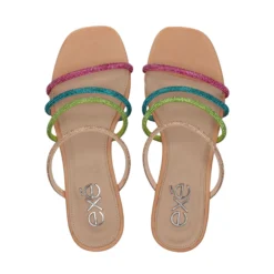 EXE Sandalias planas de Mujer AMELIA-669 MULTICOLOR