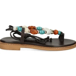 EXE Sandalias planas de Mujer 608 ITHAKI MARRON