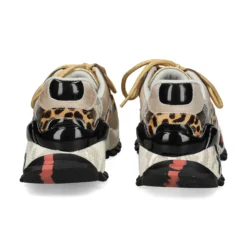 EXE Zapatillas de Mujer 134-10 LEOPARD TAUPE