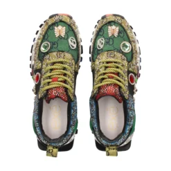 EXE Zapatillas de Mujer SY24-6 GREEN BLACK