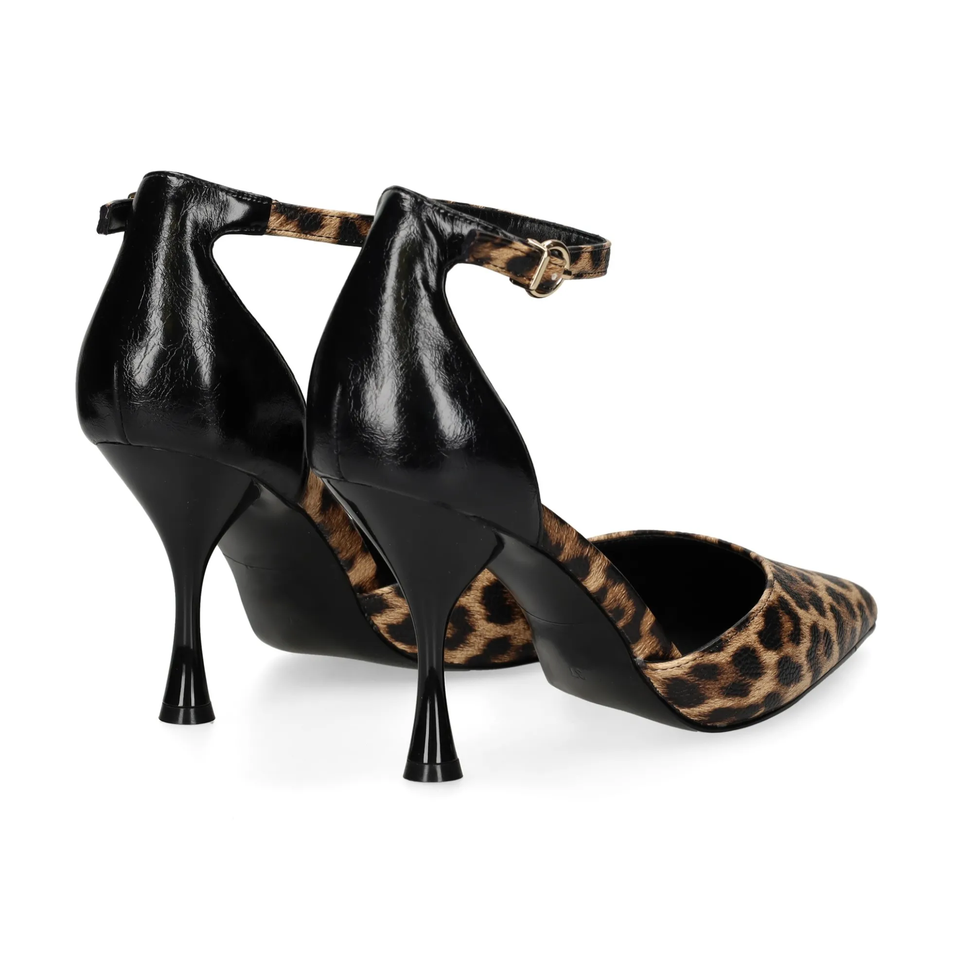 EXE Zapatos de tacón alto PARIS-817 LEOPARD BLACK