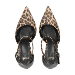 EXE Zapatos de tacón alto PARIS-817 LEOPARD BLACK