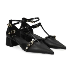 EXE Zapatos de tacón bajo GRACE-630 NEGRO