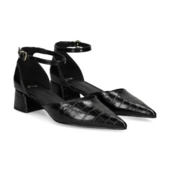 EXE Zapatos de tacón bajo GRACE-617 NEGRO