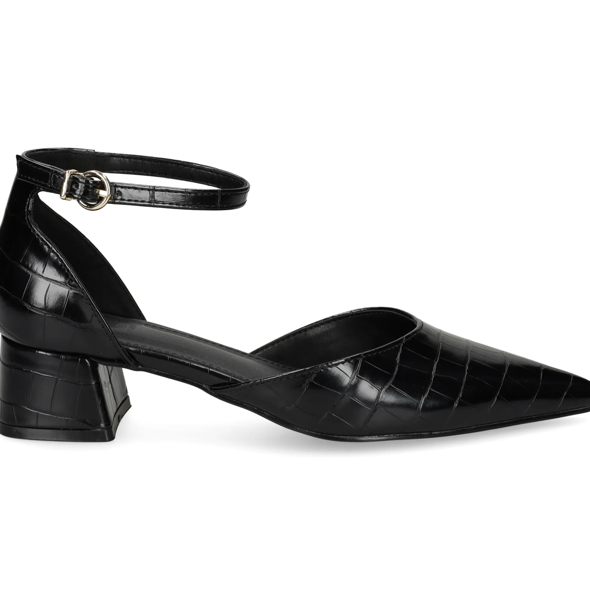 EXE Zapatos de tacón bajo GRACE-617 NEGRO