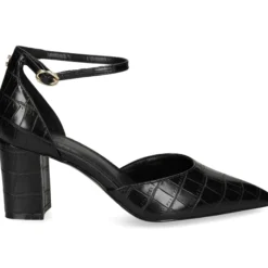 EXE Zapatos de tacón medio de Mujer VIENA-253 NEGRO