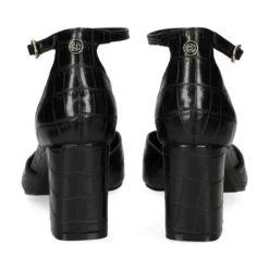 EXE Zapatos de tacón medio de Mujer VIENA-253 NEGRO