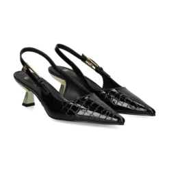 EXE Zapatos de tacón medio de Mujer BLAIR-358 NEGRO