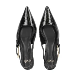 EXE Zapatos de tacón medio de Mujer BLAIR-358 NEGRO