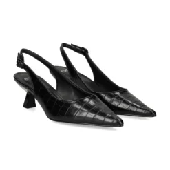 EXE Zapatos de tacón medio de Mujer BLAIR-368 NEGRO