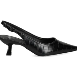 EXE Zapatos de tacón medio de Mujer BLAIR-368 NEGRO