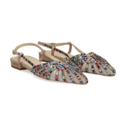 EXE Zapatos planos de Mujer KENDAL-244 TAUPE MULTI