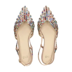 EXE Zapatos planos de Mujer KENDAL-244 TAUPE MULTI