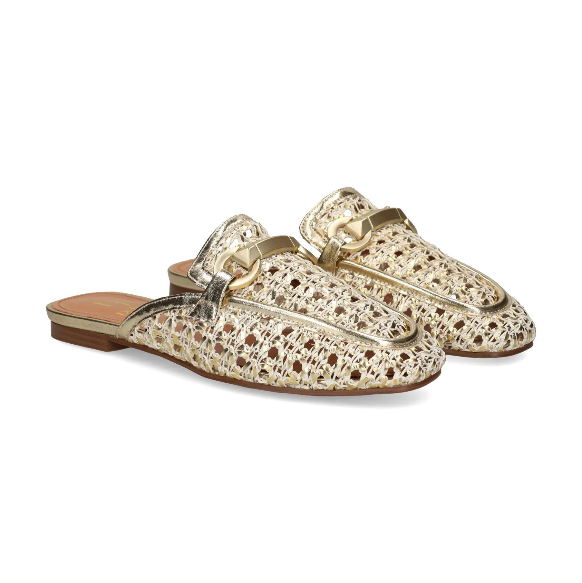 EXE Zuecos de Mujer ANNE-1578 ORO
