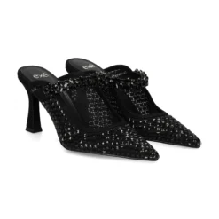 EXE Zuecos de Mujer LAMINA-277 NEGRO