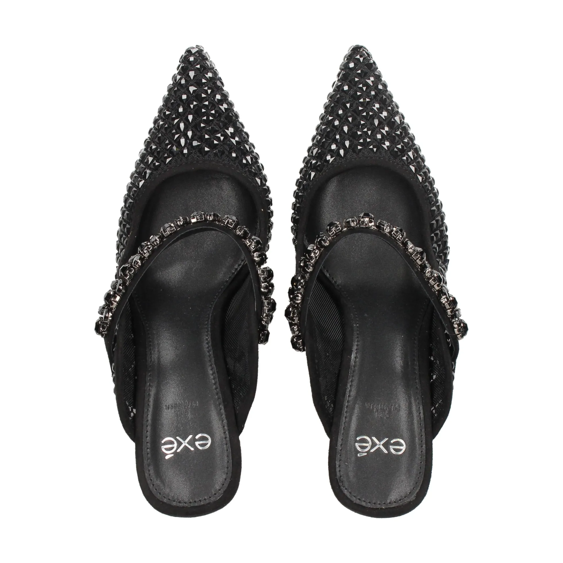EXE Zuecos de Mujer LAMINA-277 NEGRO