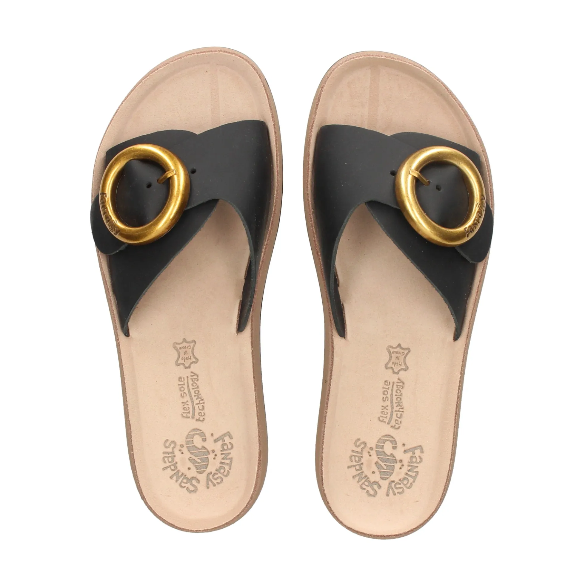 FANTASY Sandalias planas de Mujer KIKI NEGRO