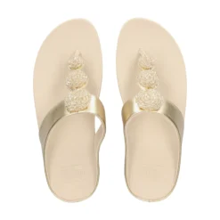 FITFLOP Sandalias cuña de Mujer IU1 675 PLATINO