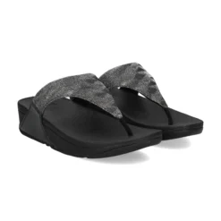 FITFLOP Sandalias cuña de Mujer ET8 090 ALL BLACK