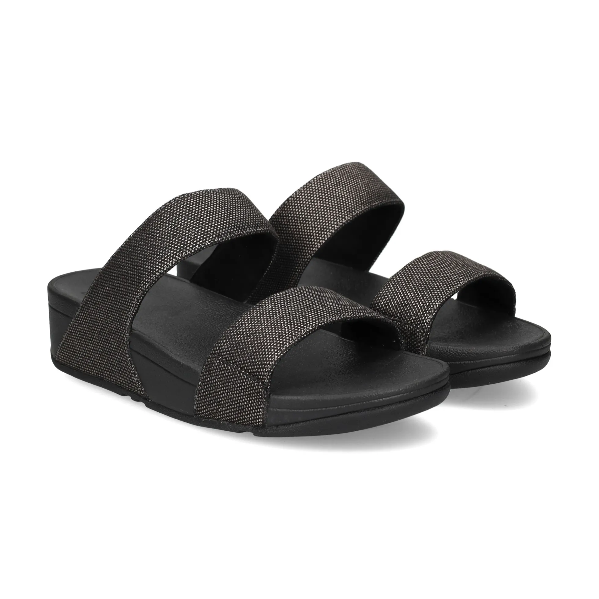 FITFLOP Sandalias cuña de Mujer HR2 B06 Pewter Blac
