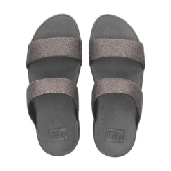 FITFLOP Sandalias cuña de Mujer HR2 B06 Pewter Blac