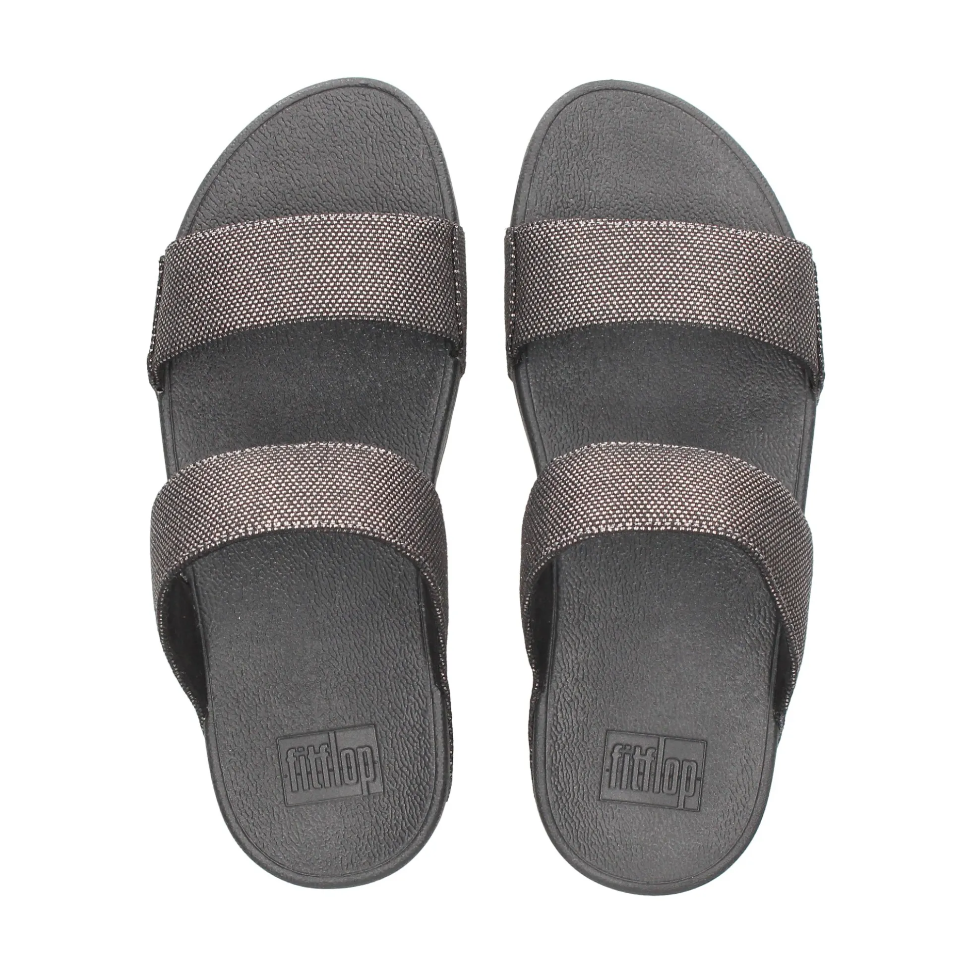 FITFLOP Sandalias cuña de Mujer HR2 B06 Pewter Blac