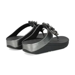 FITFLOP Sandalias cuña de Mujer HI9 B06 Pewter Blac