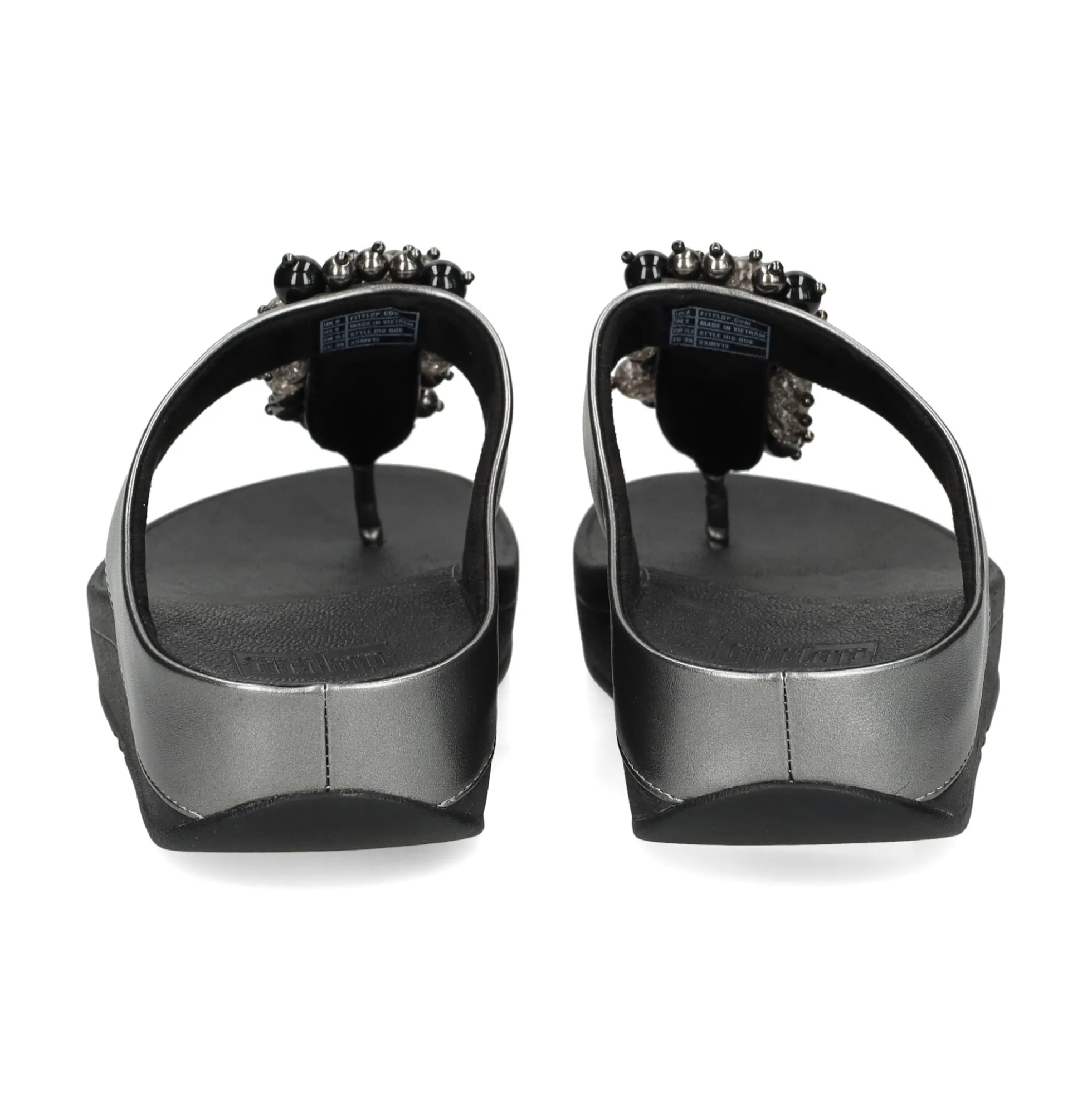 FITFLOP Sandalias cuña de Mujer HI9 B06 Pewter Blac