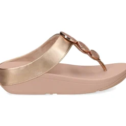 FITFLOP Sandalias cuña de Mujer HJ1 323 ROSE GOLD