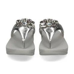 FITFLOP Sandalias cuña de Mujer HT8 011 PLATA