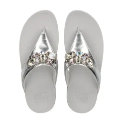FITFLOP Sandalias cuña de Mujer HT8 011 PLATA