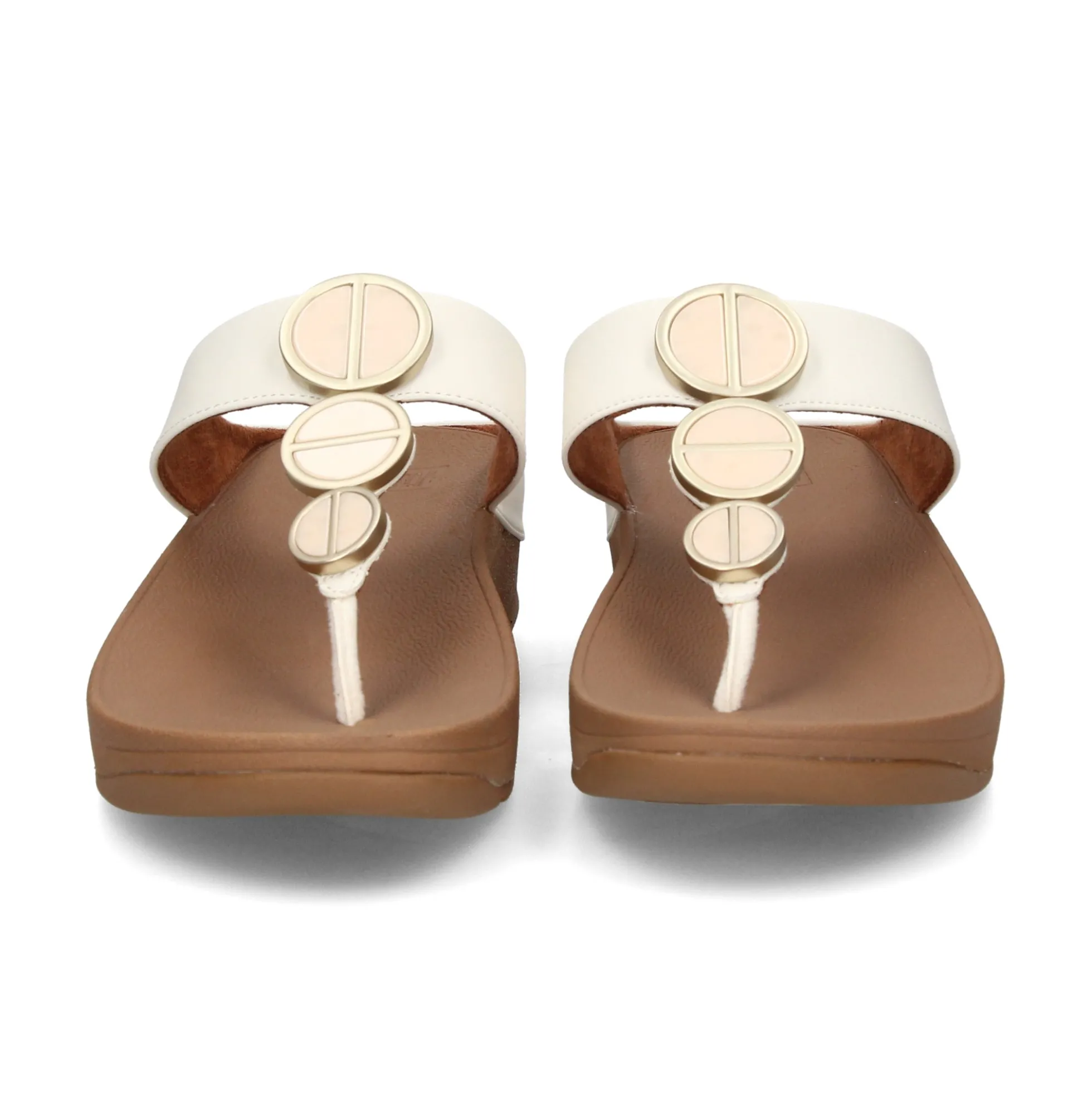 FITFLOP Sandalias cuña de Mujer FE5 477 CREAM