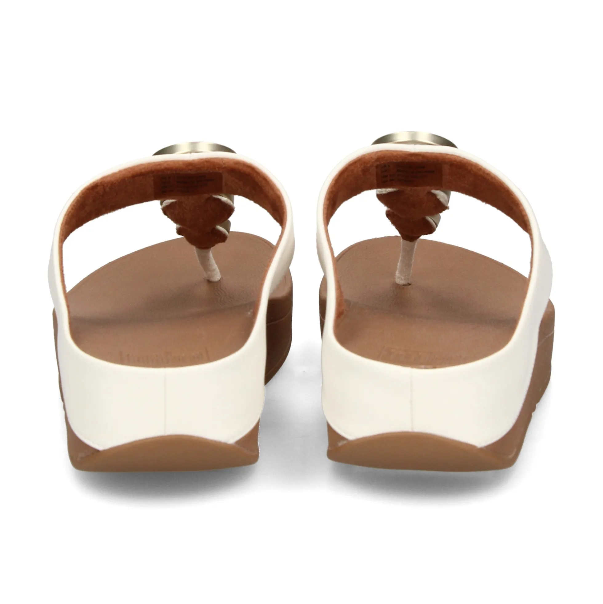 FITFLOP Sandalias cuña de Mujer FE5 477 CREAM