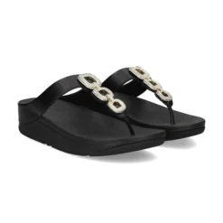 FITFLOP Sandalias cuña de Mujer HX2 001 NEGRO