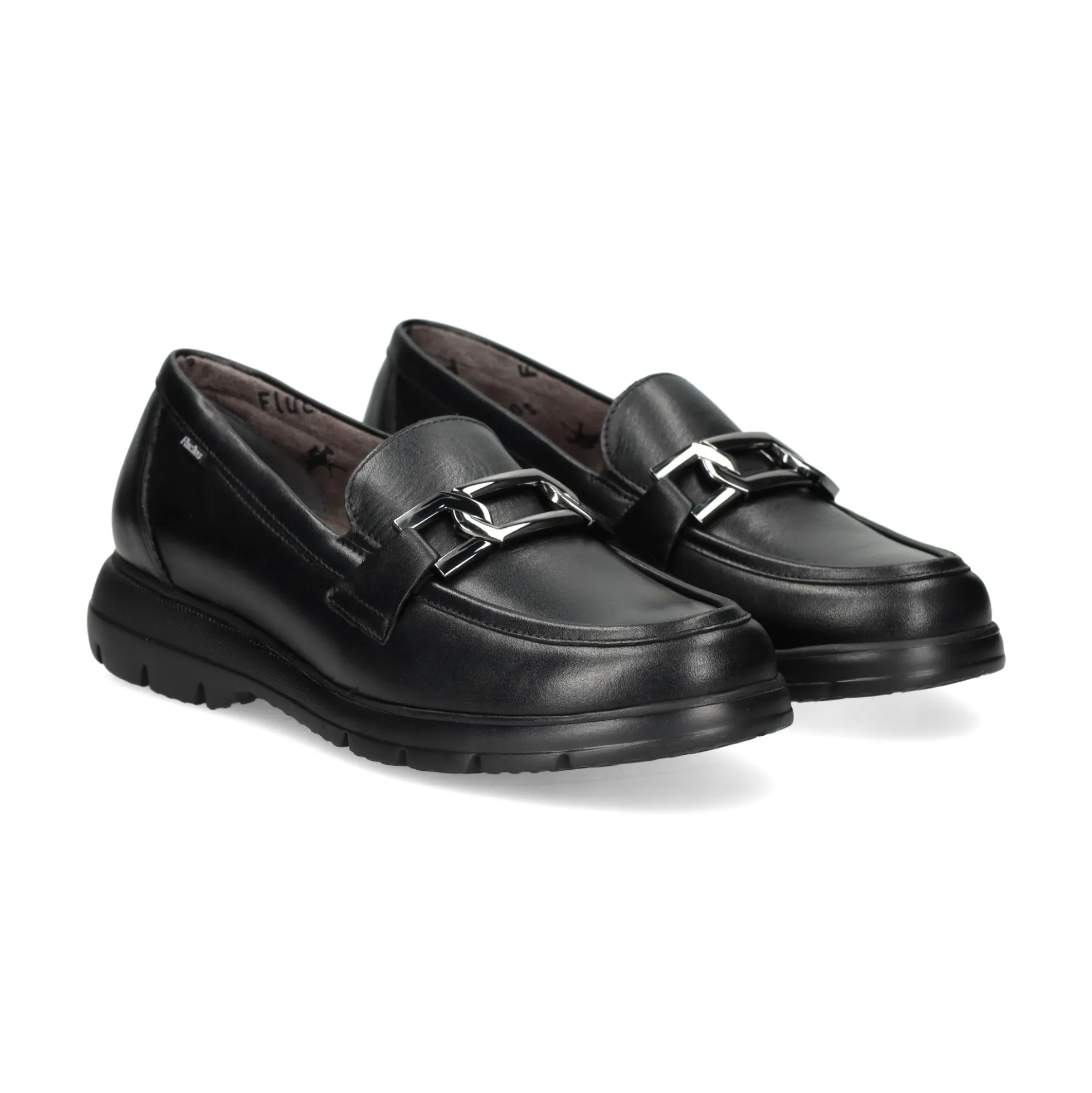 FLUCHOS Mocasines de Mujer F1794 NEGRO
