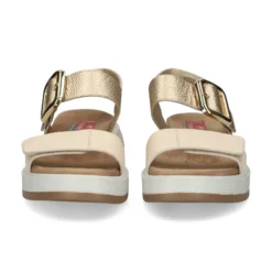 FLUCHOS Sandalias con plataforma de Mujer F2166 PLATINO