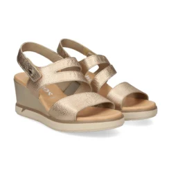 FLUCHOS Sandalias cuña de Mujer F1973 PLATINO